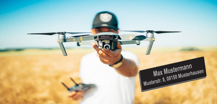 Drohnenkennzeichnung - Drohne Plakette kaufen