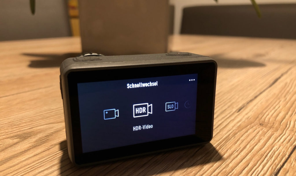 DJI Osmo Action Schnellauswahl